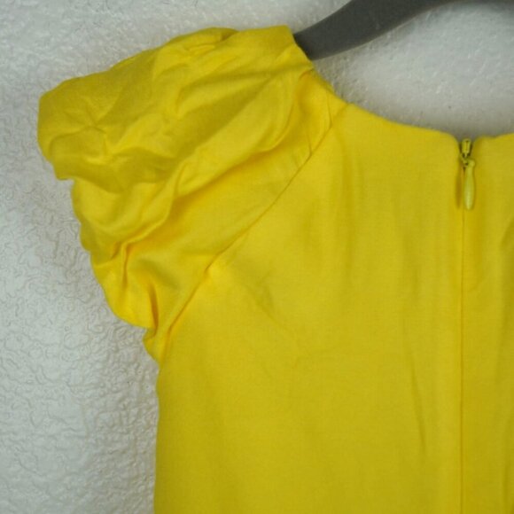 Mayoral Yellow Flutter Sleeve Bow Dress Baby Toddler Girl Special Occasion‎ 2T - Picture 4 of 6